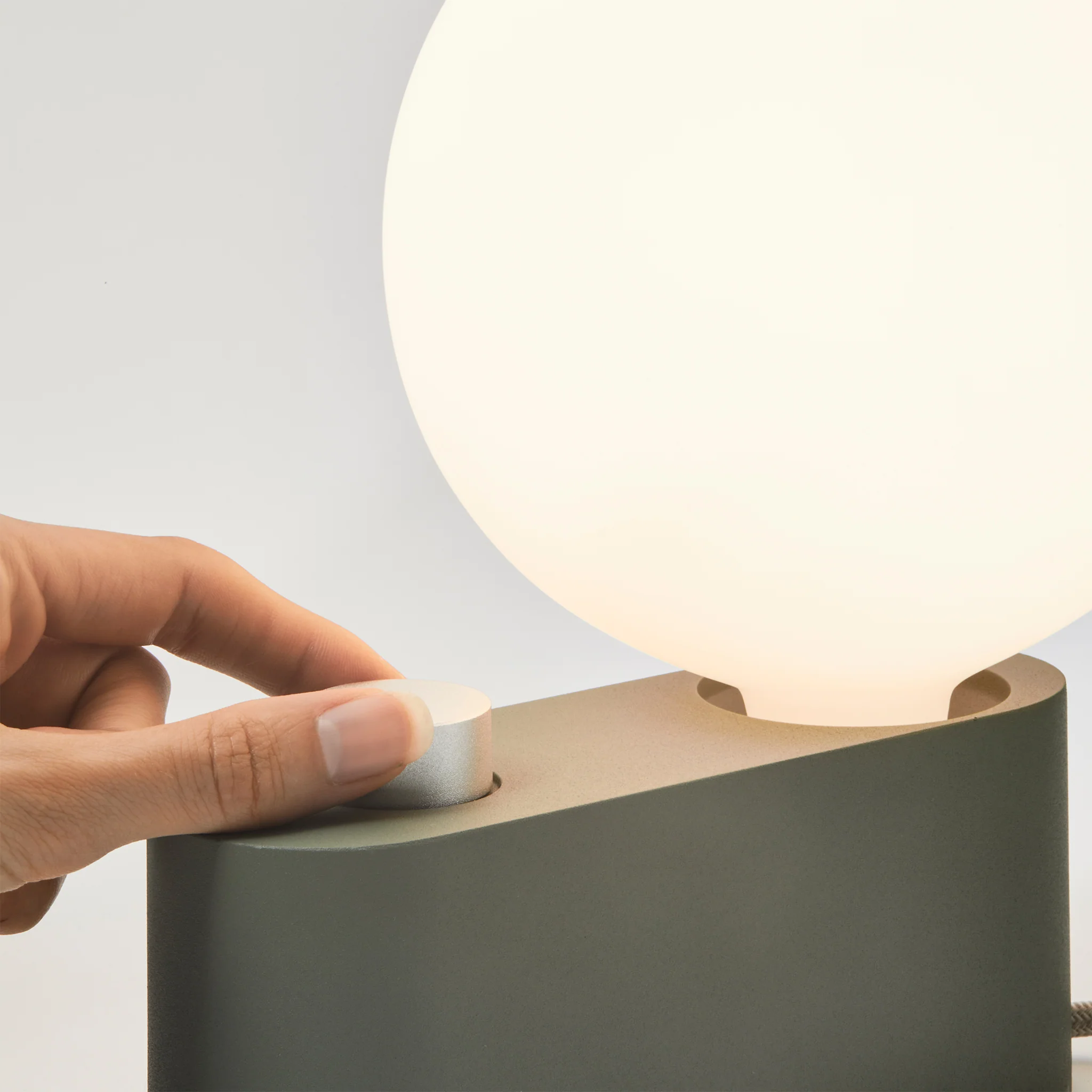 Alumina Multi-Use Lamp in Sage - Set of 2 - Image 7