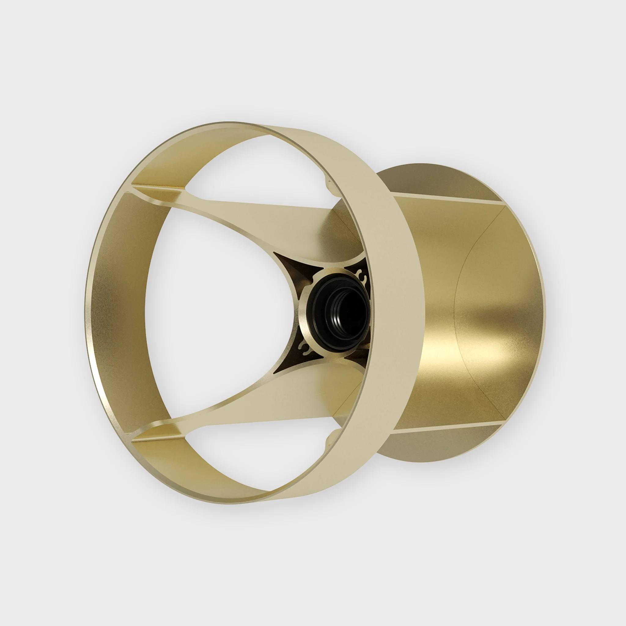 Loop Wall Light in Gold + Sphere IV - Image 4