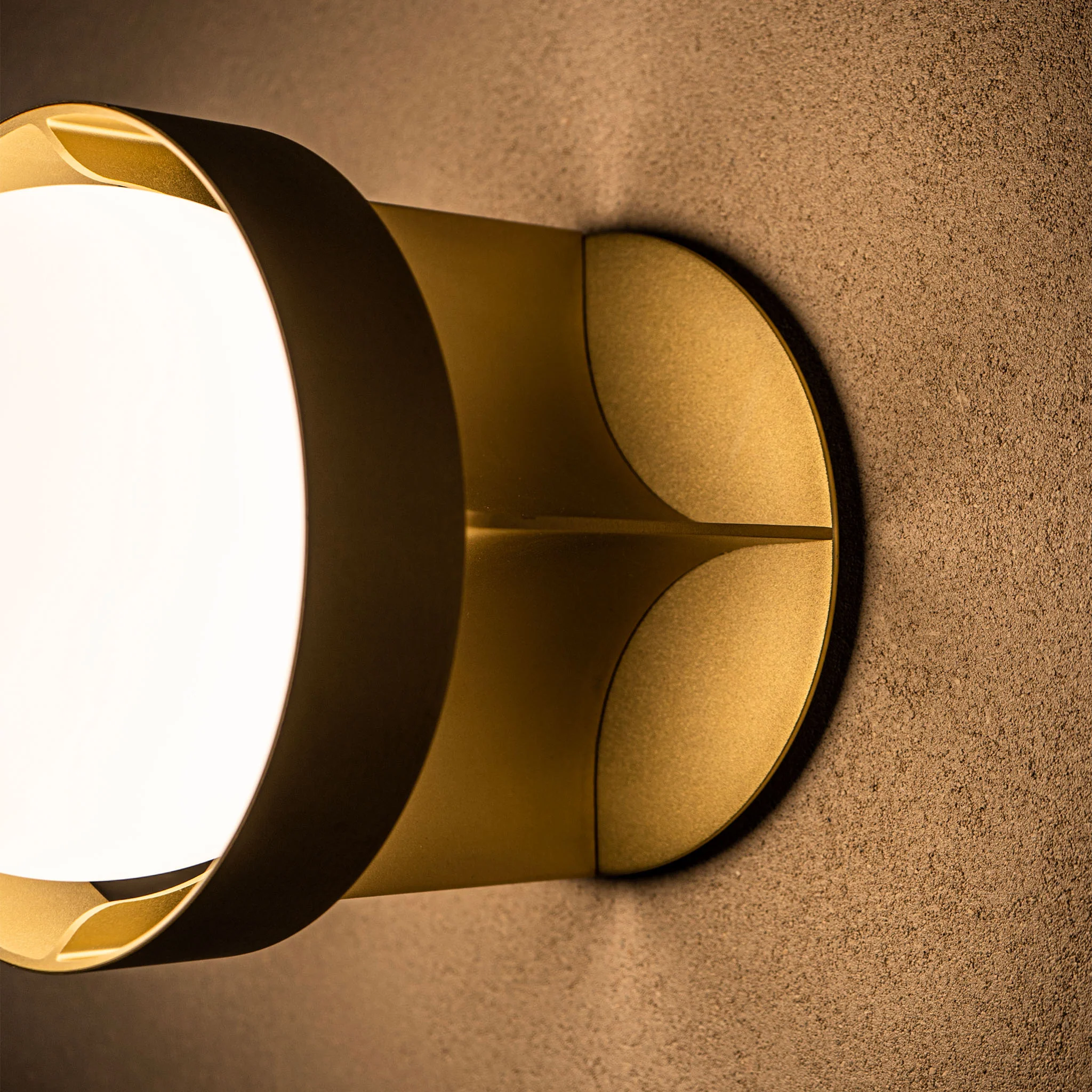 Loop Wall Light in Gold + Sphere IV - Image 8
