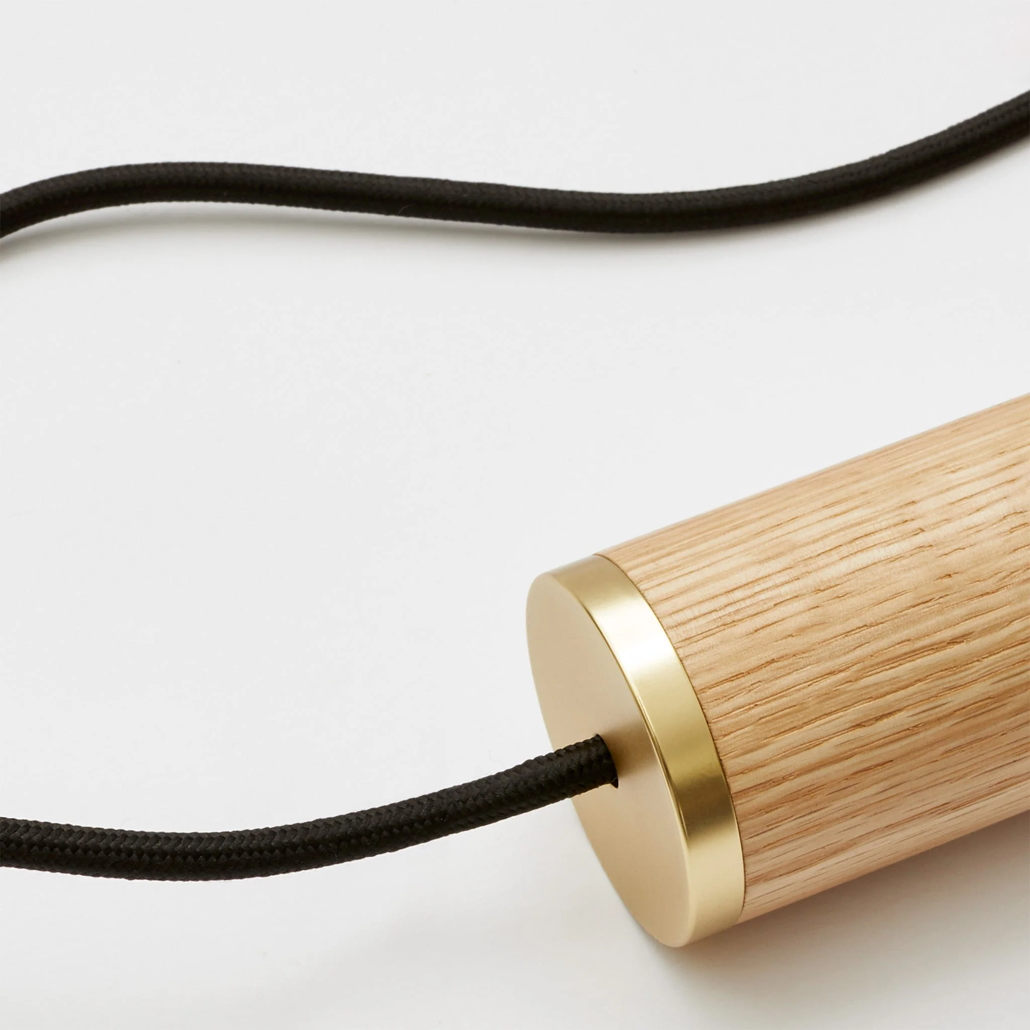 Oblo Pendant Light in Oak - Image 4