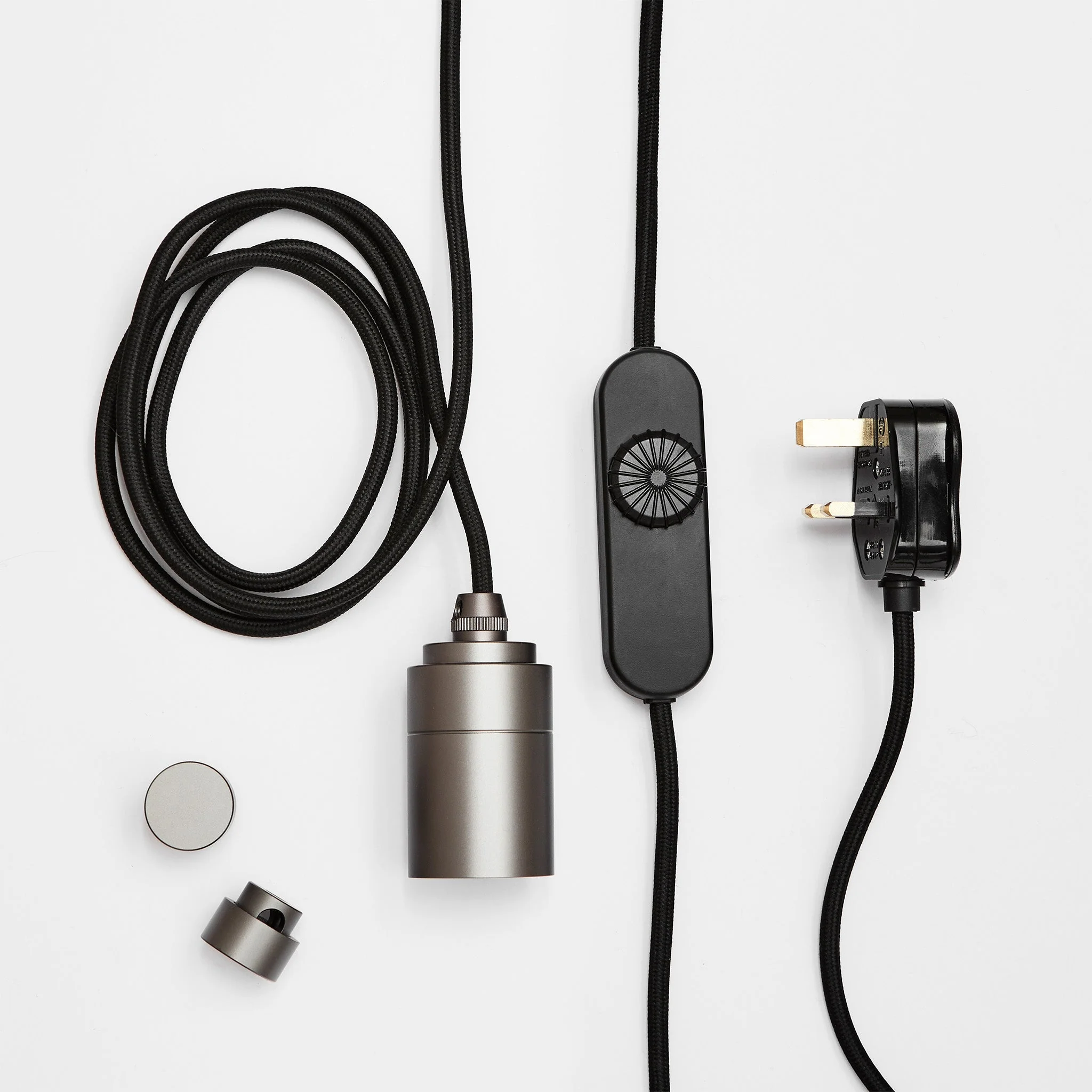 Oval II Plug-In Pendant in Graphite - Image 8