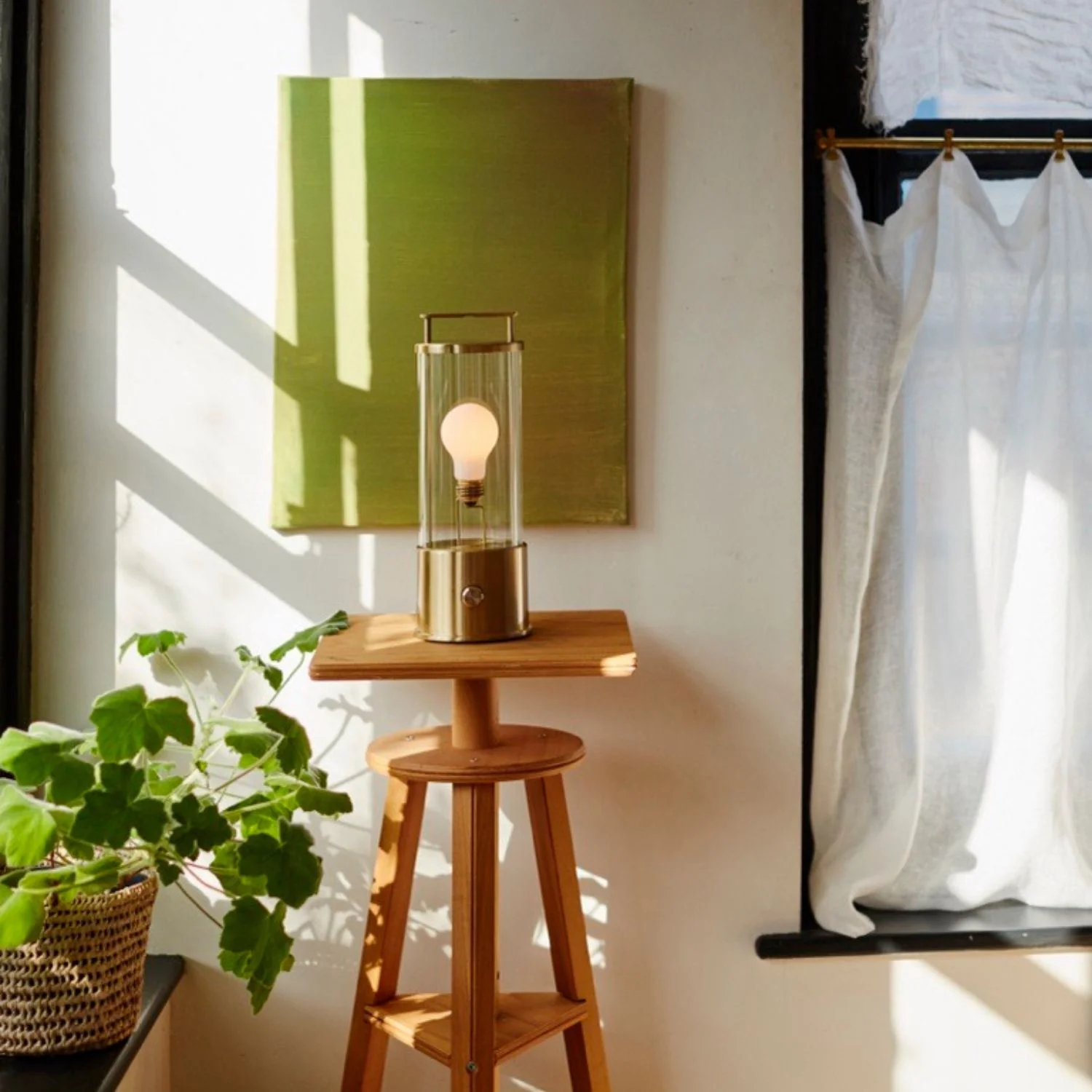 The Muse 1.0 Portable Lamp in Solid Brass - Image 6